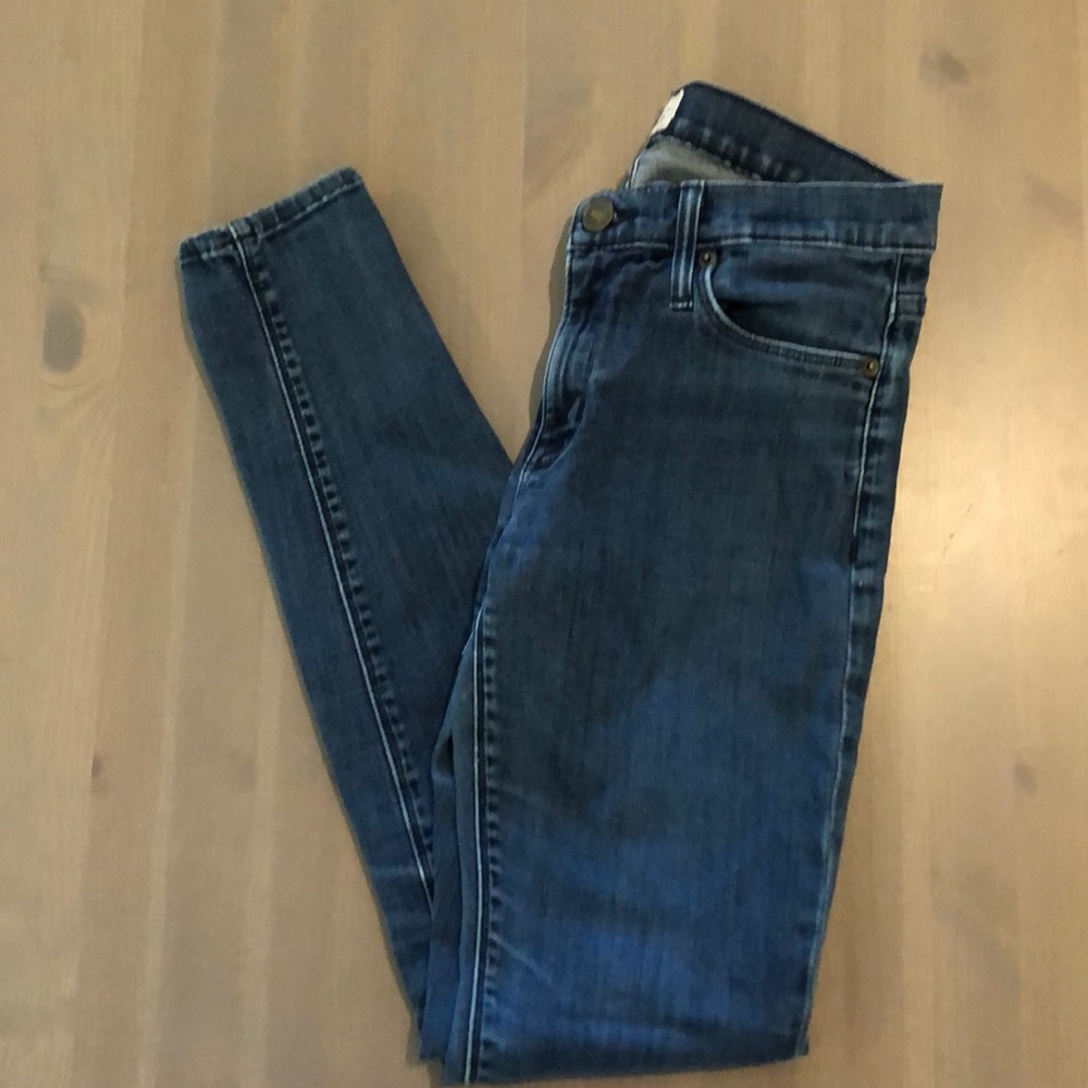 Hudson dark wash skinny jeans